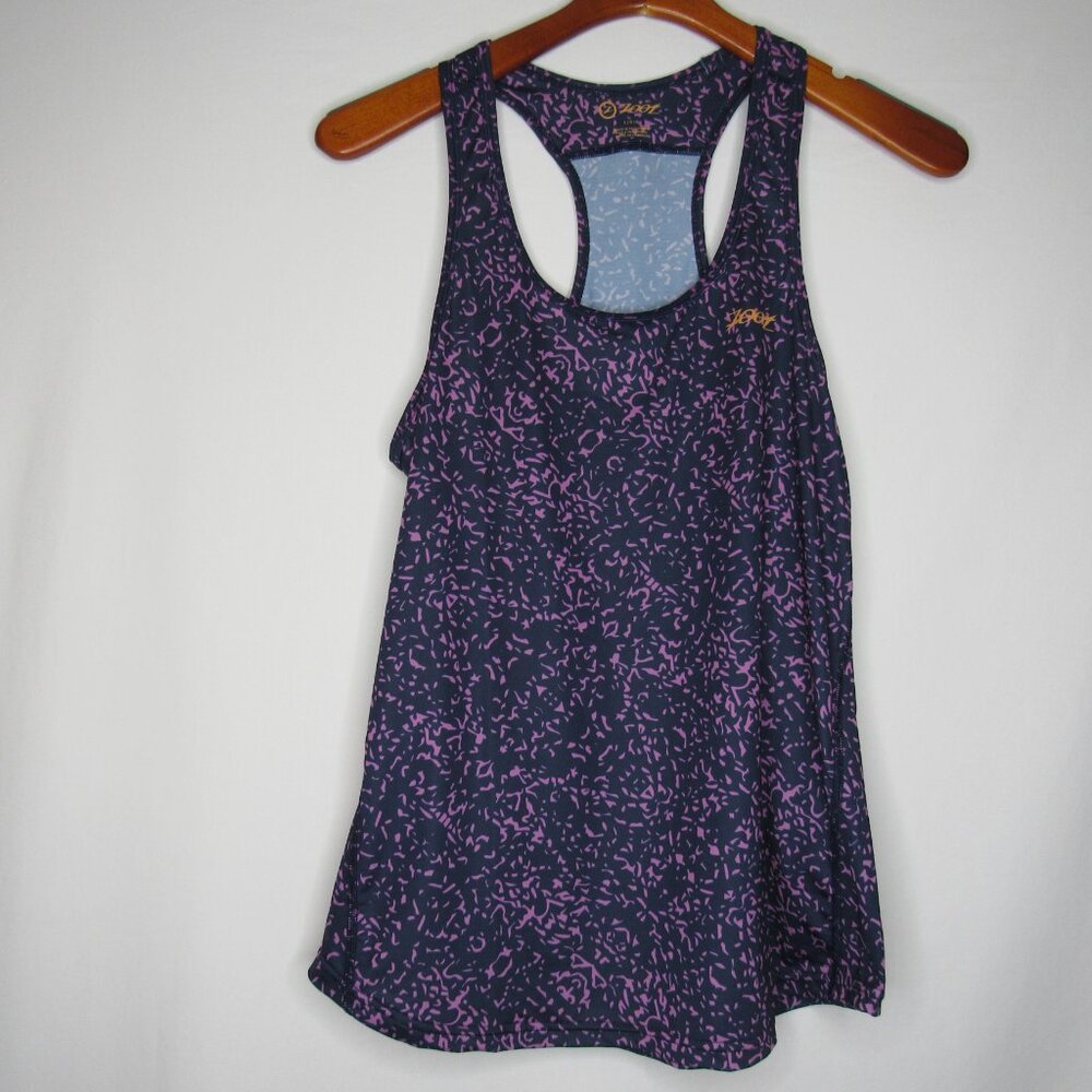 Zoot Purple Abstract Print Racer Back Sport Tank Top Women's L Large - Picture 6 of 8